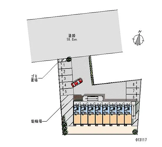 ★手数料０円★清瀬市下清戸２丁目 月極駐車場